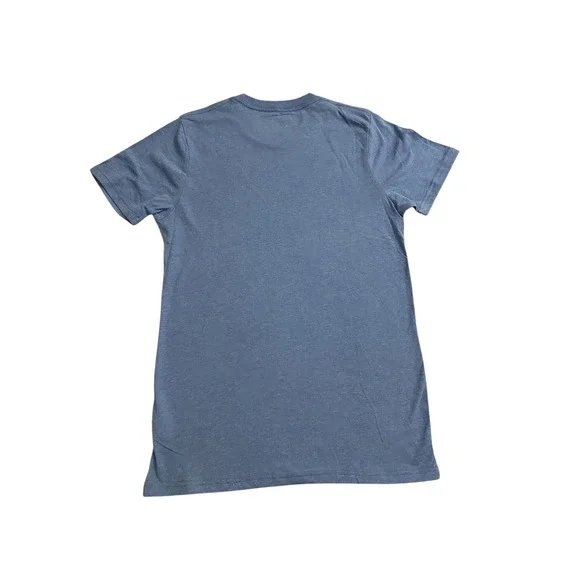 Bye Bye American Pie Graphic Tee Women S Blue USA Patriotic Shirt Cute NWT - Picture 7 of 7